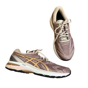 Asics GT-2000 8 Rose Gold Sneakers Women's Size 9.5 Wide Excellent Condition